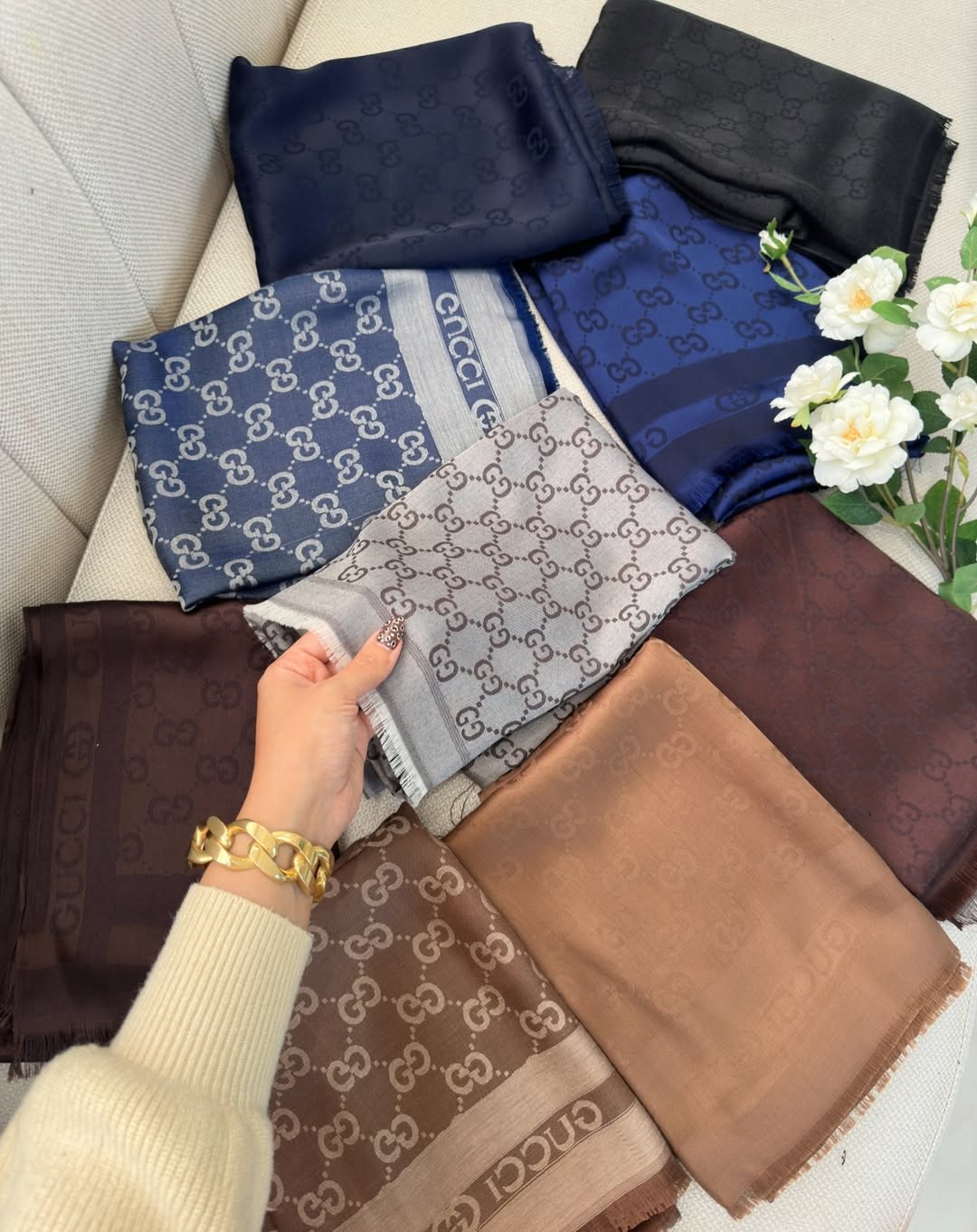 خرید شال دو رو برند و ترند – کیفیت عالی و طراحی خاص