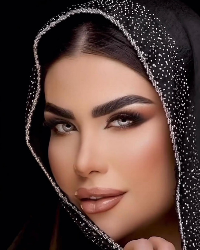 شال مجلسی مشکی جواهردوزی