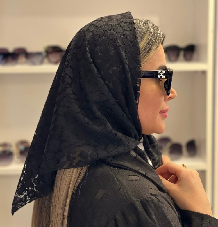 مینی اسکارف توری پلنگی