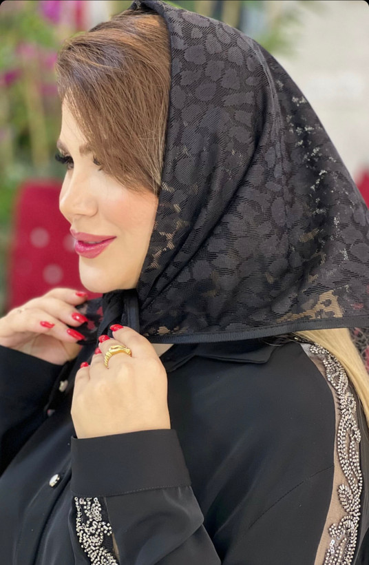 مینی اسکارف توری پلنگی