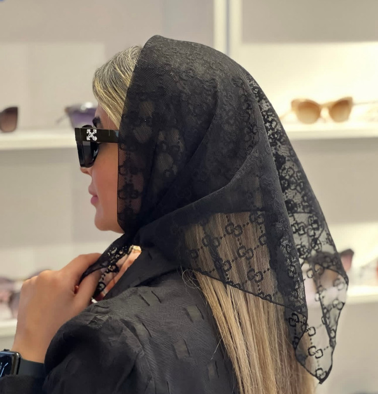 مینی اسکارف توری طرح گوچی