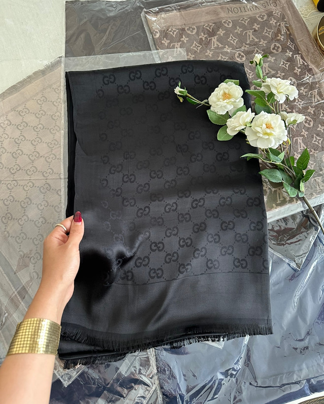شال مجلسی ژاکارد گوچی ( رنگبندی)