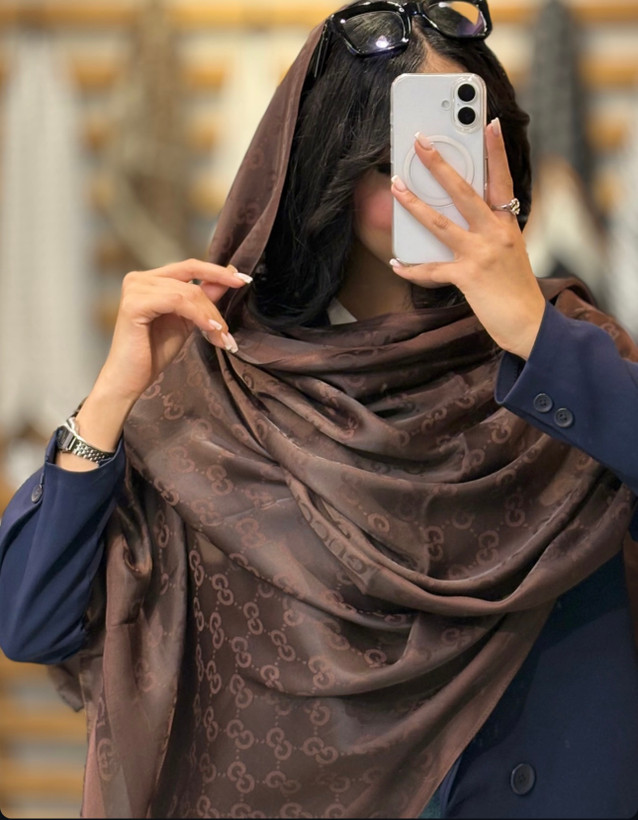 شال مجلسی ژاکارد گوچی ( رنگبندی)